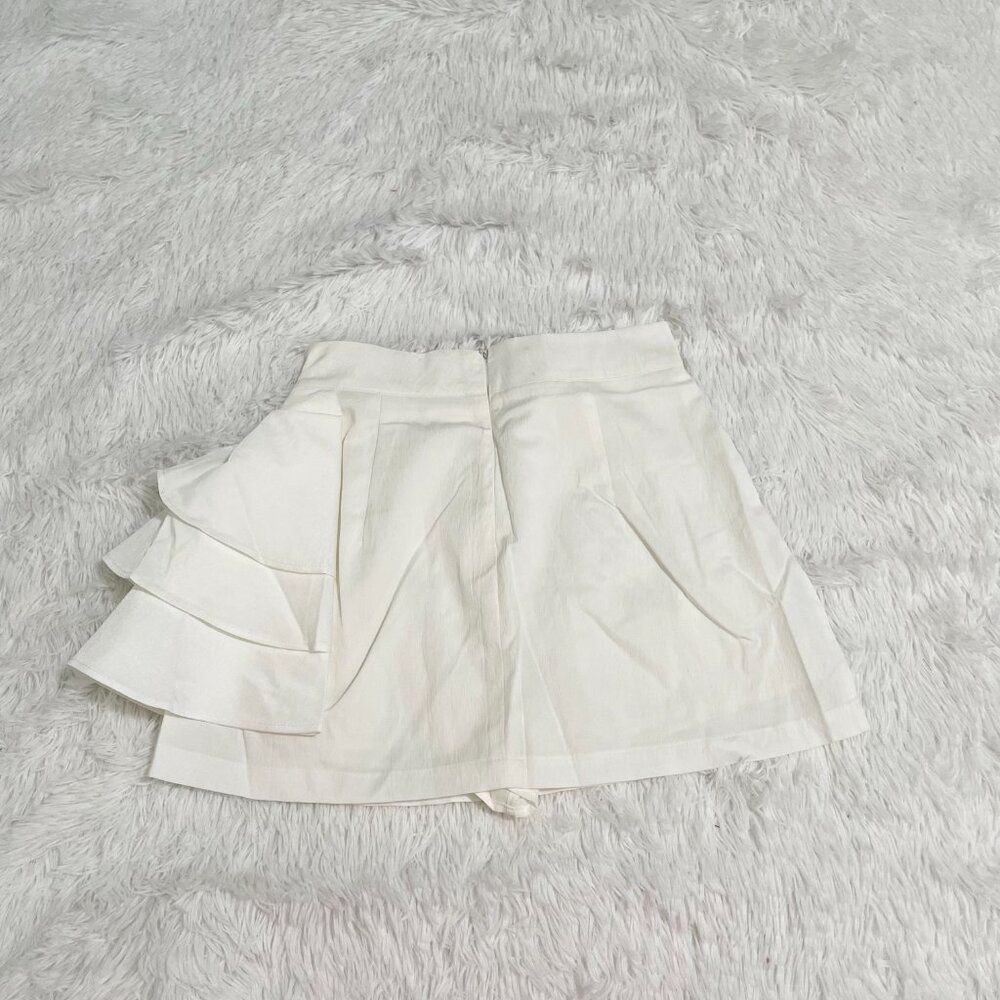 Women Halter Backless Skort Set in White Medium - Picture 5 of 8